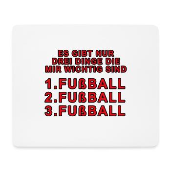 Fußball Sprüche - Mousepad (Querformat) - Weiß - Vorne