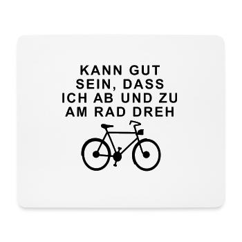 Bicycle Sayings - Mouse Pad (horizontal) - white - Front