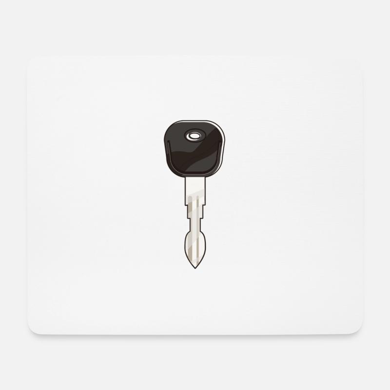 Autoschlüssel - Mousepad (Querformat) - Weiß