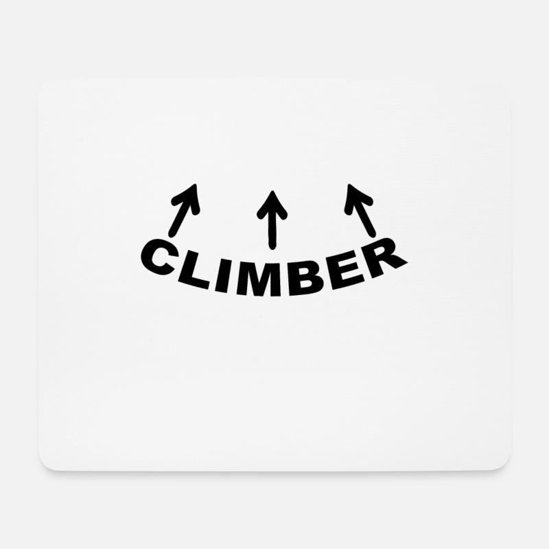 climber - Mouse Pad (horizontal) - white