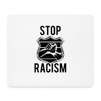 Against racism | Antifa Links Politics Gifts - Mouse Pad (horizontal) - white - Front