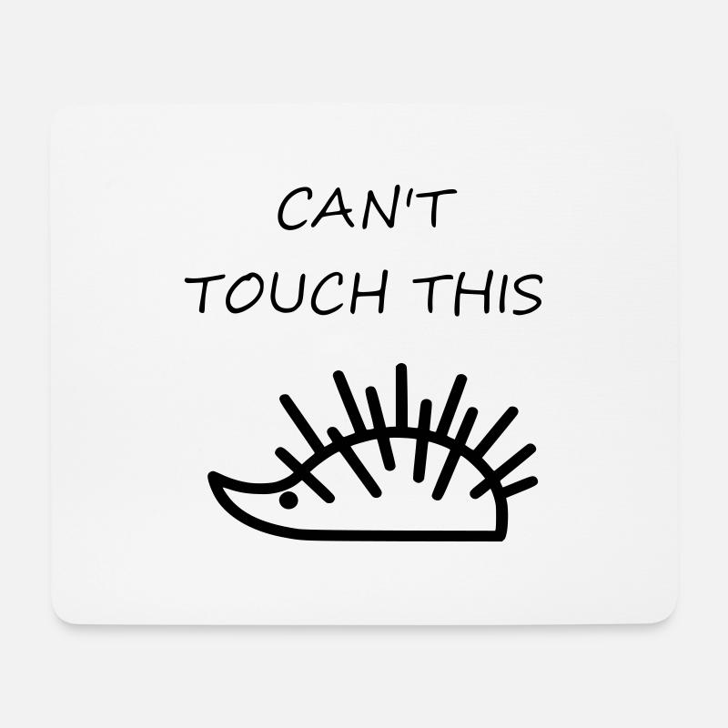 Hedgehog funny saying - Mouse Pad (horizontal) - white
