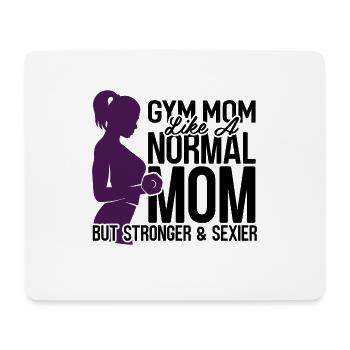 Fitness shirt fitness trainer fitness gift - Mouse Pad (horizontal) - white - Front