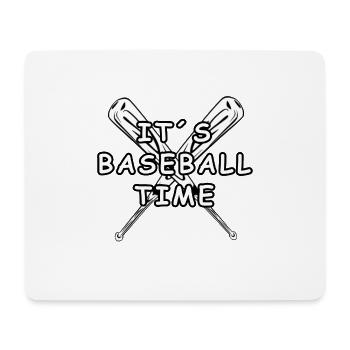 base-ball - Tapis de souris (format paysage) - blanc - Devant