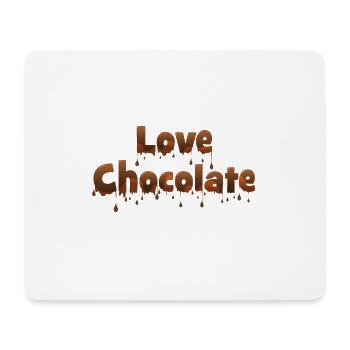 Love Chocolate - Mouse Pad (horizontal) - white - Front