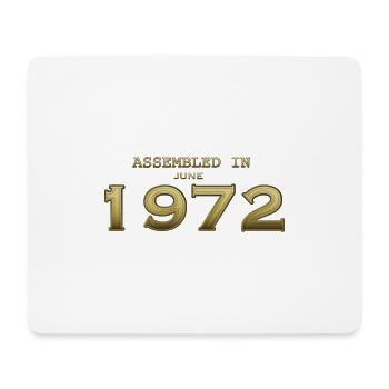 Assemblé en juin 1972 - Tapis de souris (format paysage) - blanc - Devant