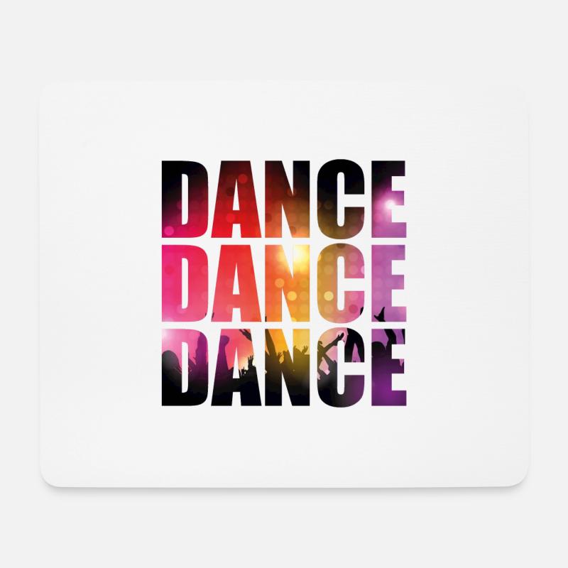 Dance Dance Dance - Mousepad (Querformat) - Weiß