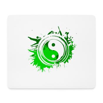Natur Ying Yang Umweltschutz Gleichgewicht Geschen - Mousepad (Querformat) - Weiß - Vorne