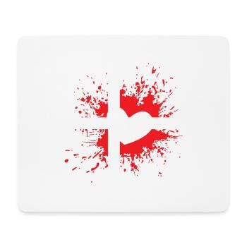 Danemark - Tapis de souris (format paysage) - blanc - Devant