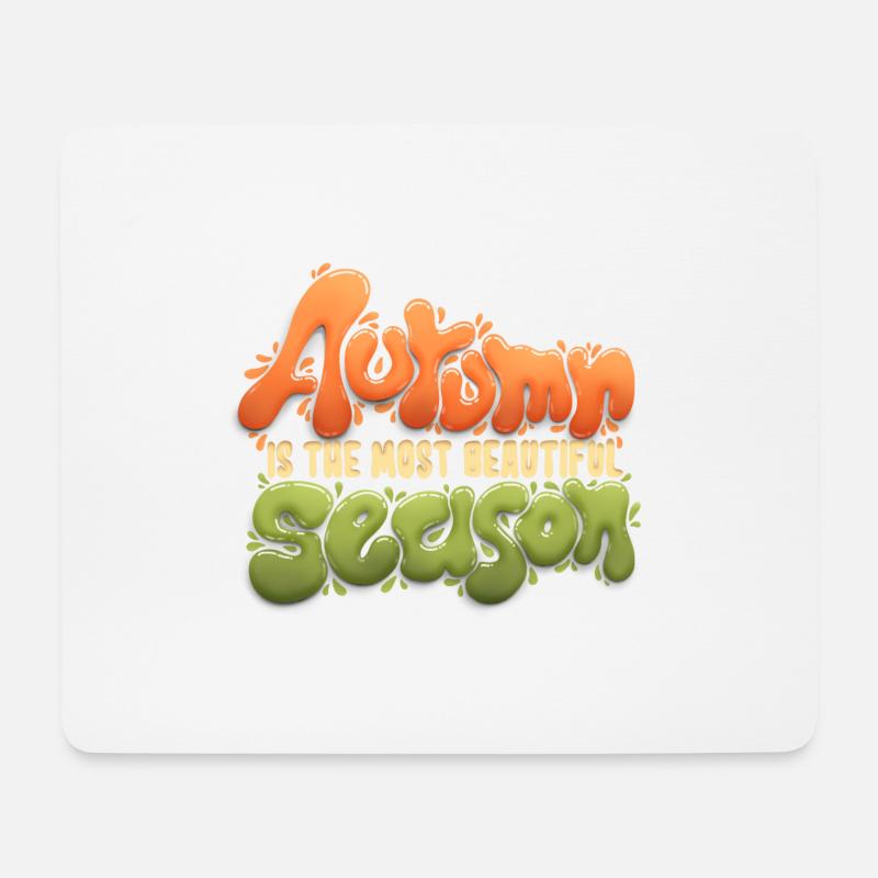 Autumn Season - Mouse Pad (horizontal) - white