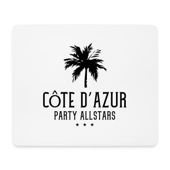 cote d azur party allstars - Mousepad (Querformat) - Weiß - Vorne