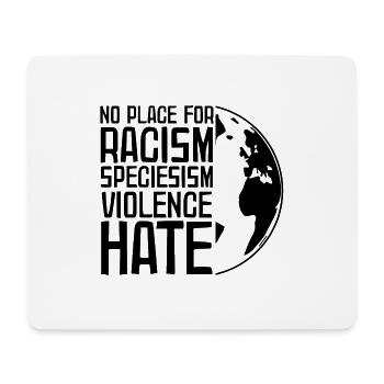 Antifa Anti-fascism Against racism Nazis Gift - Mouse Pad (horizontal) - white - Front