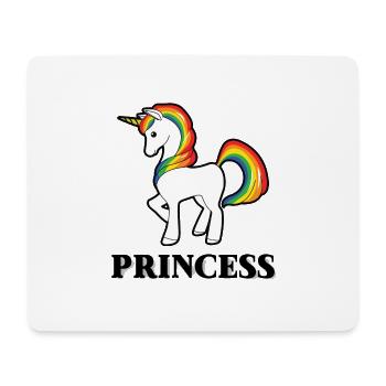 Princesse - Tapis de souris (format paysage) - blanc - Devant