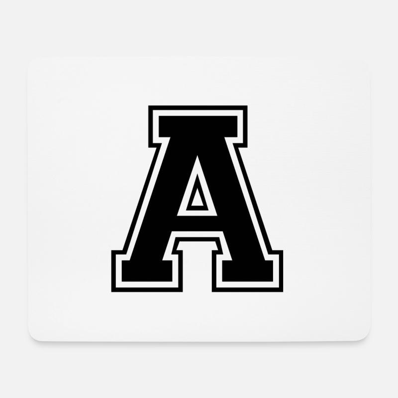 a - Mousepad (Querformat) - Weiß