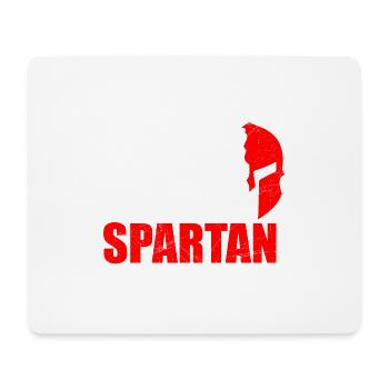 Train like a Spartan fitness gift idea - Mouse Pad (horizontal) - white - Front