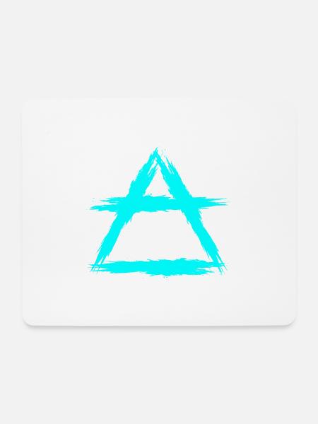 Element Symbol Luft - Mousepad (Querformat) - Weiß