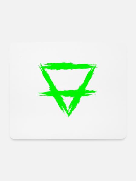 Element Symbol Erde - Mousepad (Querformat) - Weiß