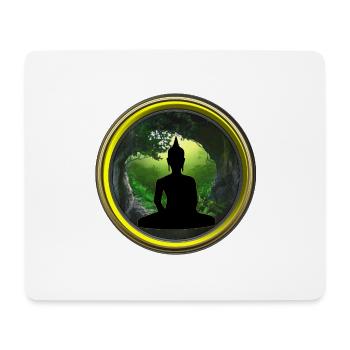 Bring the power of yoga & meditation to the world - Mouse Pad (horizontal) - white - Front