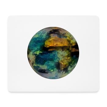 Planet Erde - Mousepad (Querformat) - Weiß - Vorne
