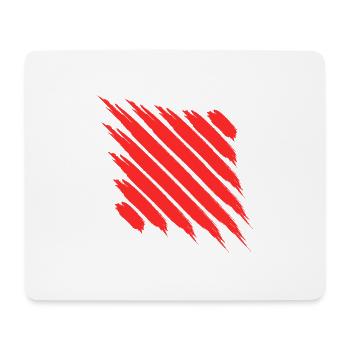 Art moderne abstrait - Tapis de souris (format paysage) - blanc - Devant