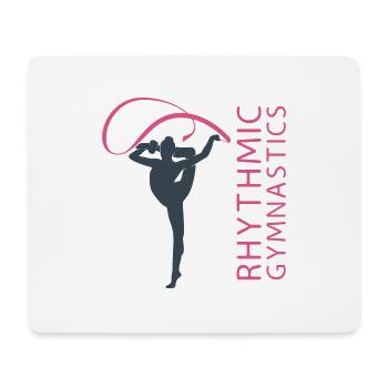 Gymnastique rythmique Gymnastique cadeau sport - Tapis de souris (format paysage) - blanc - Devant