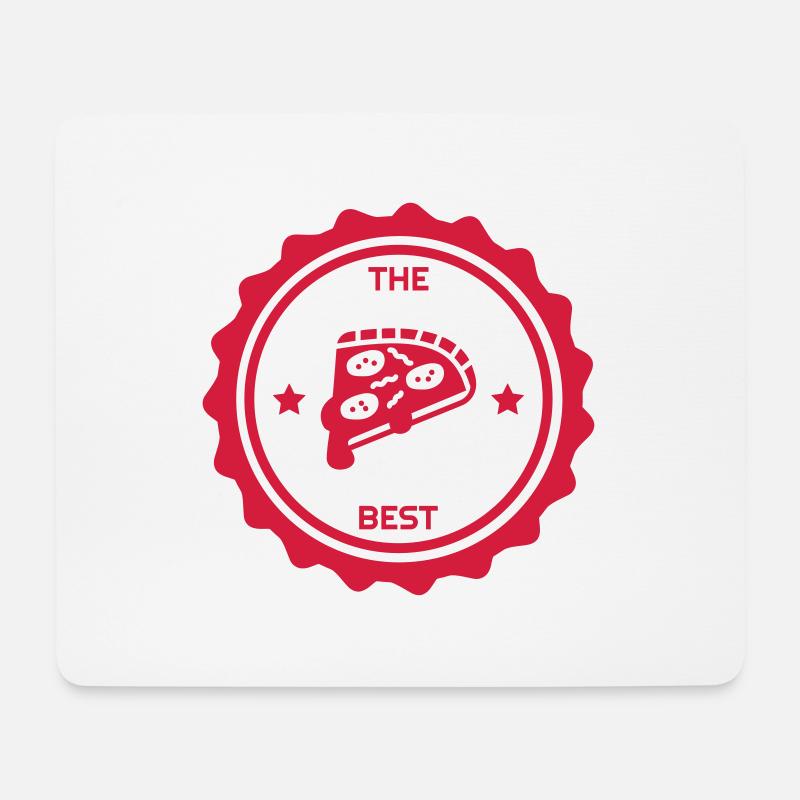 Pizza / pizzaiolo / Italien / Burger - Mousepad (Querformat) - Weiß