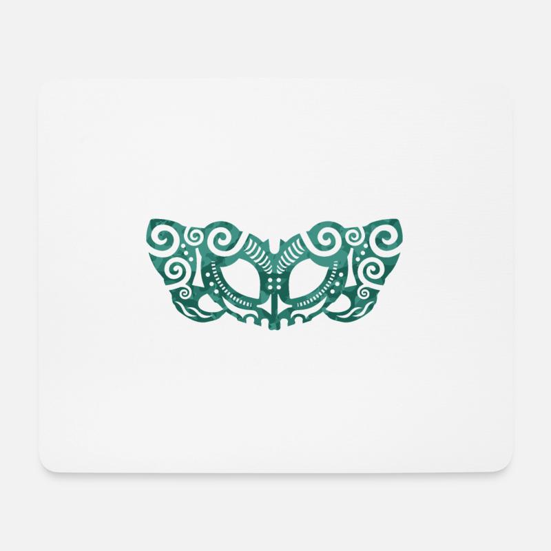 Maori Hei Pekapeka Native Bat Tribal Tatovering - Musemåtte (tværformat) - hvid