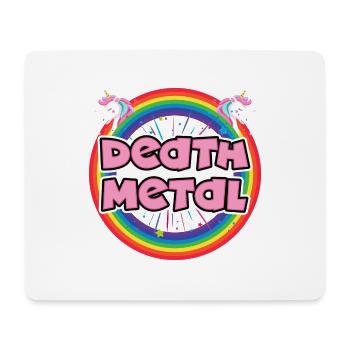 Death Metal - Mousepad (Querformat) - Weiß - Vorne