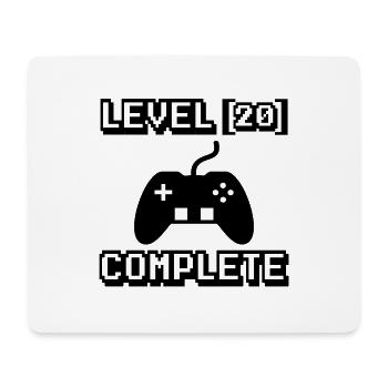 20th birthday gift - Mouse Pad (horizontal) - white - Front