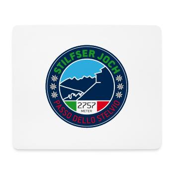 Stelvio Pass 2 - Mouse Pad (horizontal) - white - Front