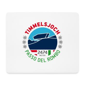 Timmelsjoch 1 - Mouse Pad (horizontal) - white - Front