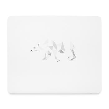 Polar Bear - Tapis de souris (format paysage) - blanc - Devant