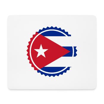 Cuba Kuba Flagge National Havanna Geschenk - Mousepad (Querformat) - Weiß - Vorne