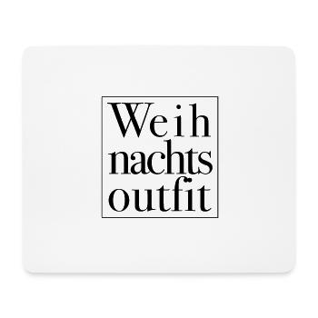 tenue de Noël laid - Tapis de souris (format paysage) - blanc - Devant
