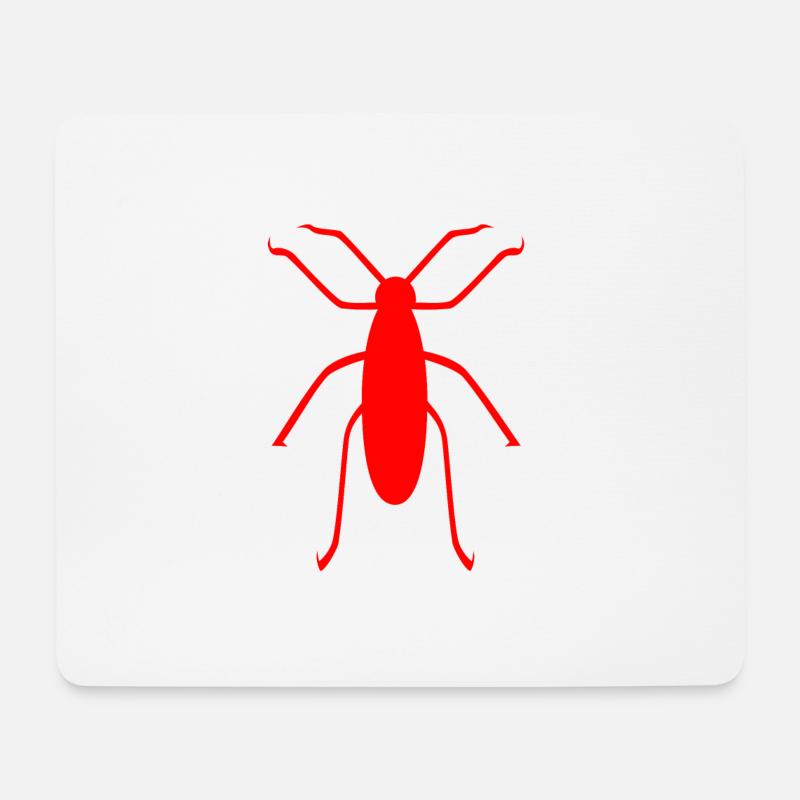 Insekt - Mousepad (Querformat) - Weiß