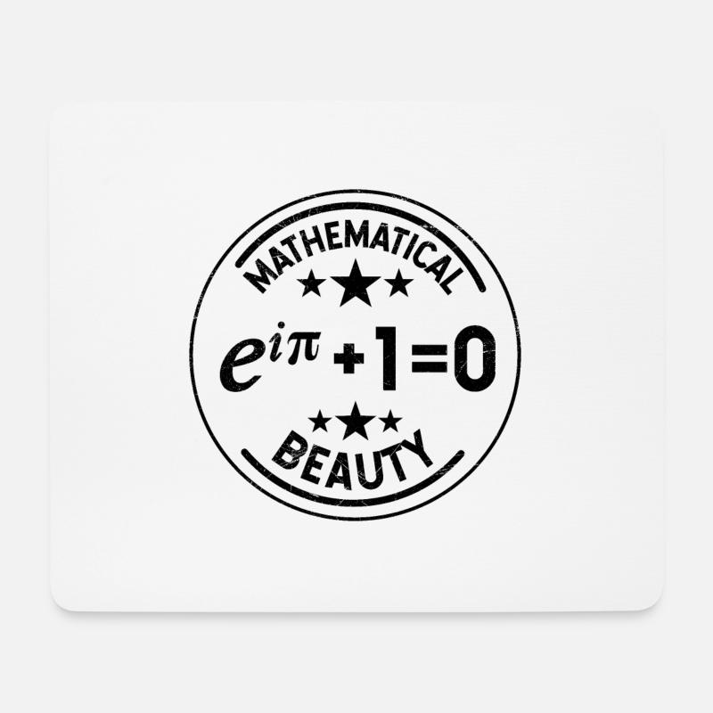 Mathematik Symbole Mathematical Beauty Eulers Gift - Mousepad (Querformat) - Weiß