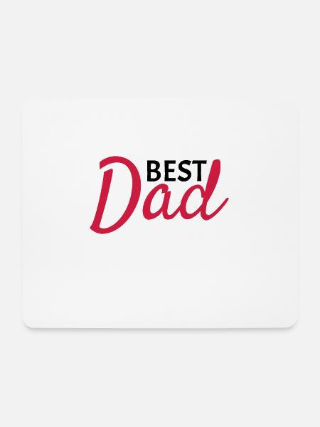 Best Dad - Mouse Pad (horizontal) - white