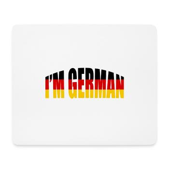 Ein deutsches TStück für die Deutschen, die sagen - Mousepad (Querformat) - Weiß - Vorne