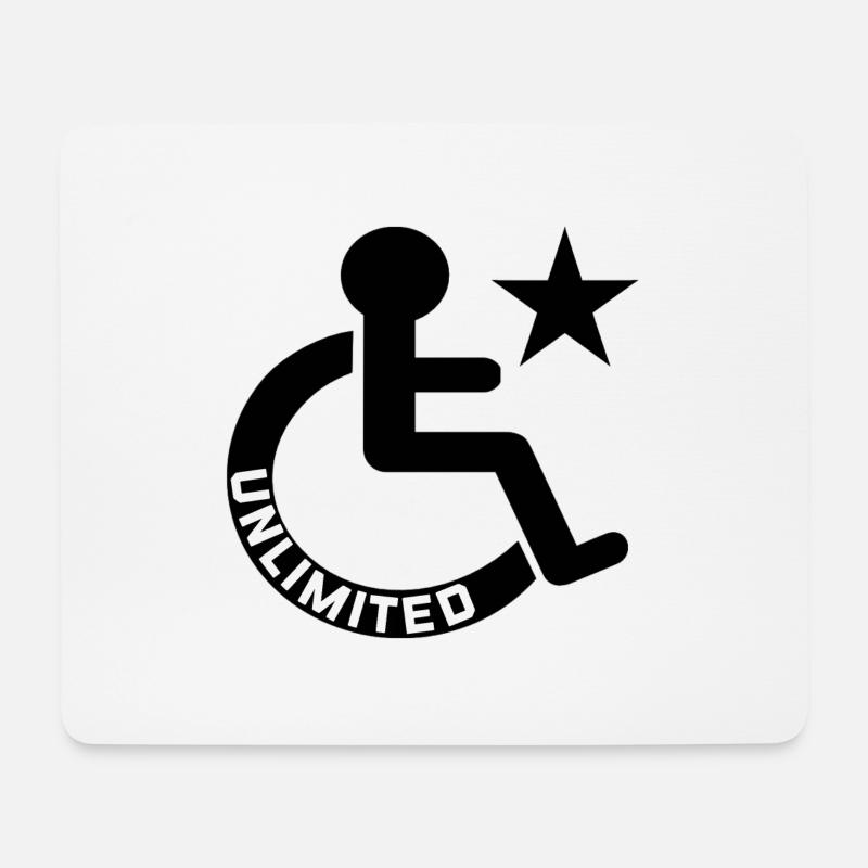 disability - Mouse Pad (horizontal) - white