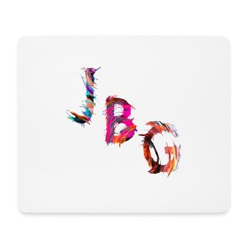 JBG - Tapis de souris (format paysage) - blanc - Devant