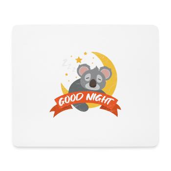 Koala Good Night Mond Schlaf Gut Lustiges Geschenk - Mousepad (Querformat) - Weiß - Vorne