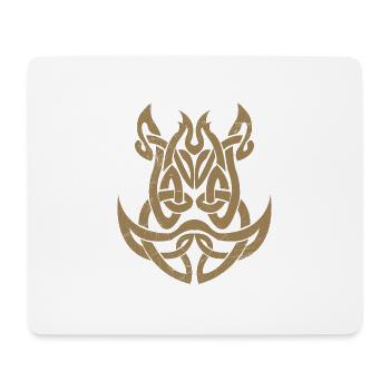 Keltische Symbole Wildschwein Geschenkidee - Mousepad (Querformat) - Weiß - Vorne