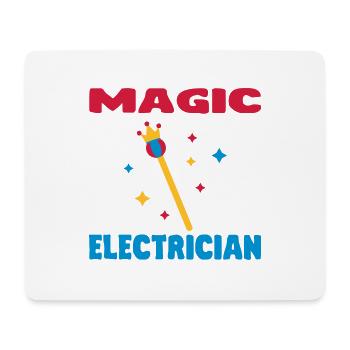 Plumber / Mechanician / electrician / Dad / Geek - Tapis de souris (format paysage) - blanc - Devant
