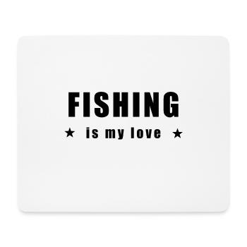 fishing - Mouse Pad (horizontal) - white - Front