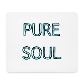 Âme pure - Tapis de souris (format paysage) - blanc - Devant