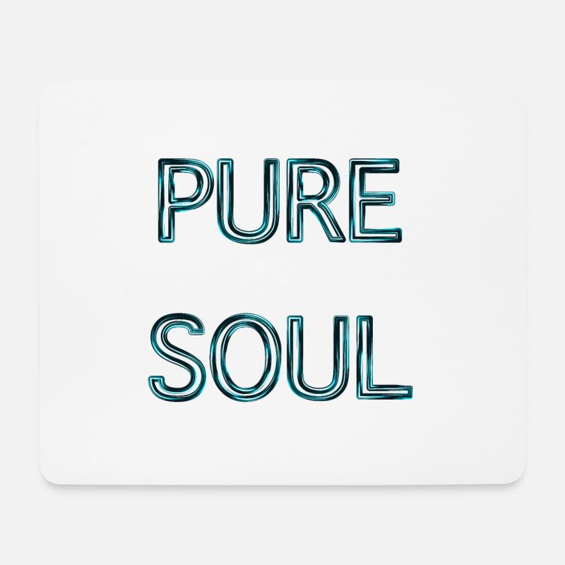 Pure Soul - Mousepad (Querformat) - Weiß