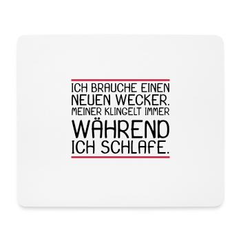 Lustige Sprüche - Mousepad (Querformat) - Weiß - Vorne