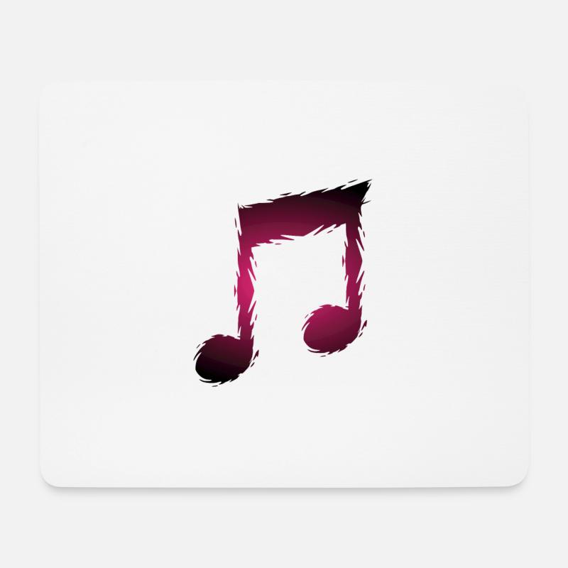 Musik Musiknote - Mousepad (Querformat) - Weiß