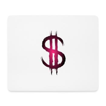 Dollarzeichen Dollar Geld - Mousepad (Querformat) - Weiß - Vorne