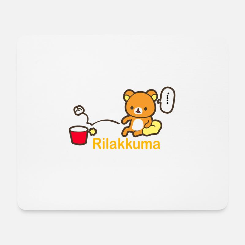 Rilakkuma - Mousepad (Querformat) - Weiß